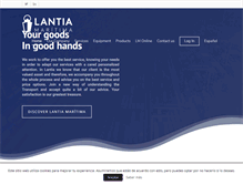 Tablet Screenshot of lantiamaritima.com